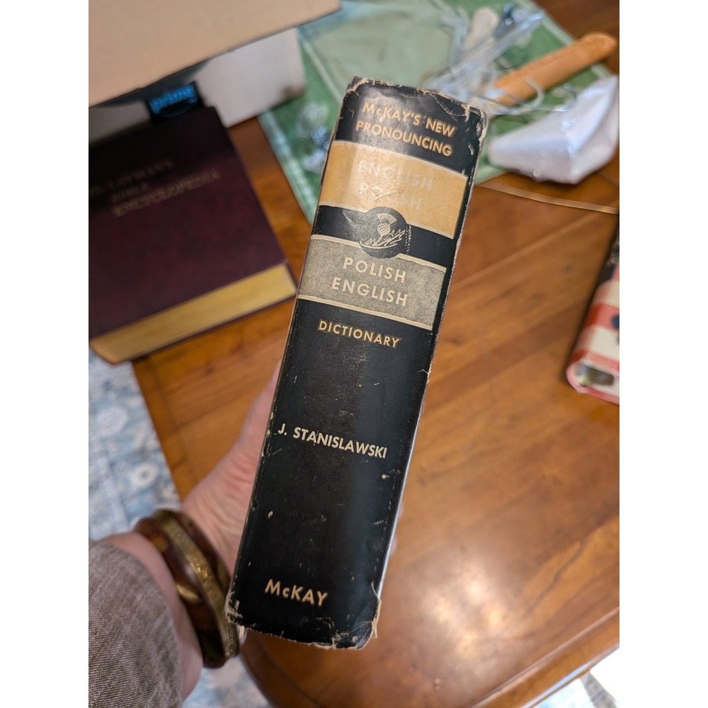 Vintage English-Polish Polish-English Dictionary J. Stanislawski David McKay Co - Picture 3 of 9